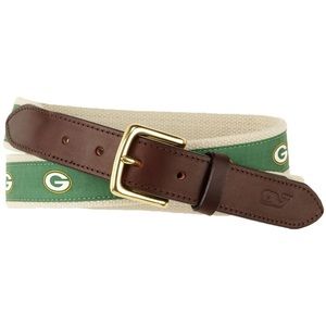 VINEYARD VINES GREEN BAY PACKERS BELT